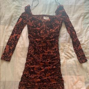 Kiss the Sky velvet rose dress - medium